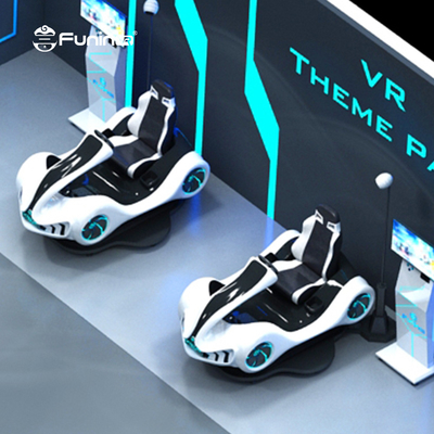 Eğlence Parkı Ne İnteraktif Yarış Oyunları Karting Araba VR 9D Sürüş Elektrikli Sürüş Simülatörü