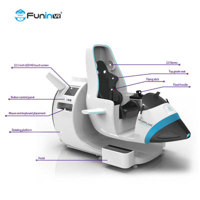 Ticari 9D Sanal Gerçeklik Simülatörü 360 Uçuş Kapalı Eğlence Parkı Gezileri