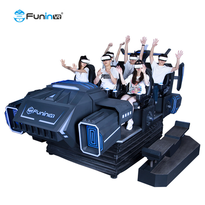 Dark Mars 6 Koltuk 9d VR Simülatörü Arcade Oyun Makinesi 360° Panoramik Görünüm