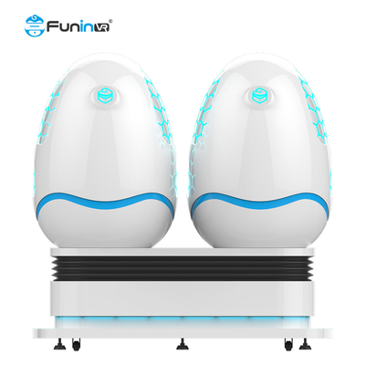 Eğlence Parkı için 1.2KW 9D VR Yumurta Sineması Hareket Koltuğu 360 Derece