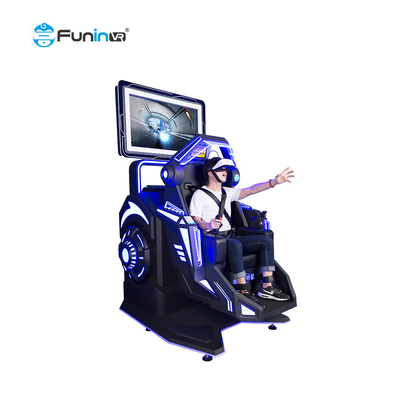 Dinamik Ekstrem Tema 360 Derece Dönüş Joystick Kontrolü ile çok oyunculu 9D VR Simülatörü