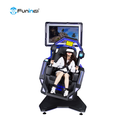 Dinamik Ekstrem Tema 360 Derece Dönüş Joystick Kontrolü ile çok oyunculu 9D VR Simülatörü