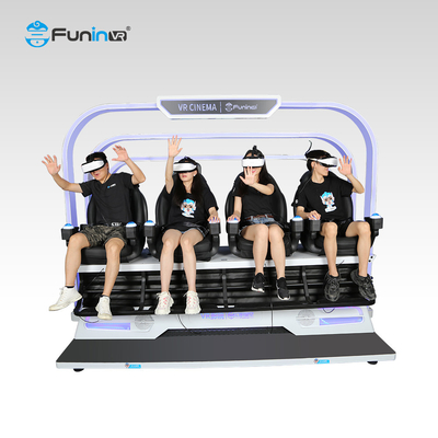 360 ° Hareketli HD Görsel Gerçekçi Rüzgar 9D VR Sineması, Etkileşimli Oyun ve Çeşitli İçeriği