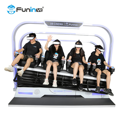 360 ° Hareketli HD Görsel Gerçekçi Rüzgar 9D VR Sineması, Etkileşimli Oyun ve Çeşitli İçeriği