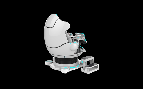 610kg Ağırlık Kapasitesi Immersive VR Deneyimi ve Joystick Denetleyicisi ile 9D VR Sandalye
