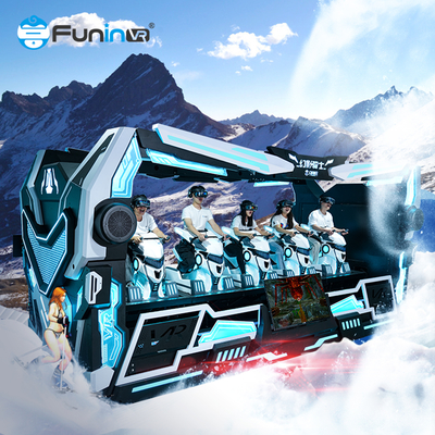Dynamic Extreme Tema Platformunda 9D VR Dragon Rider 5 Koltuklu Simülatör ile Eğlence Geleceğini Deneyin