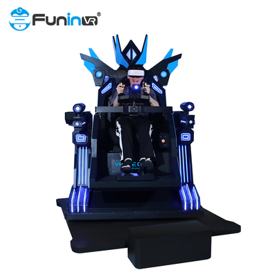 Devrimci VR Deneyimi Joystick Kontrolörü ile 9D VR Sandalye 360 Derece Dönüş