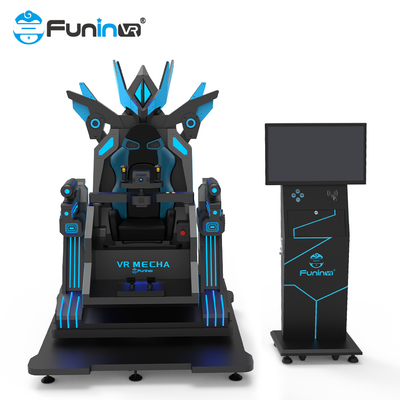 Devrimci VR Deneyimi Joystick Kontrolörü ile 9D VR Sandalye 360 Derece Dönüş