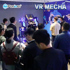 Tema Parkı 9D VR Simülatörü Tek Oyuncu VR Mecha Siyah LED Işıklı