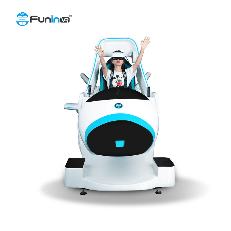 Çocuklar İçin 1.5KW Uçak Vr Uzay Teması Uçuş Simülatörü 5 ADET Oyunlar