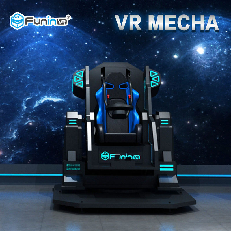 En Yeni Tasarım VR mecha 1 Koltuk 9D Sinema Simülatörü Sanal Gerçeklik
