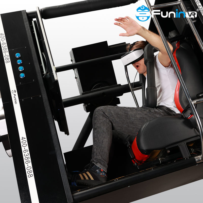 VR Eğlence Parkı için 720 Derece Döndürme 9D VR Oyun Simülatörü Sanal Gerçeklik Roller Coaster