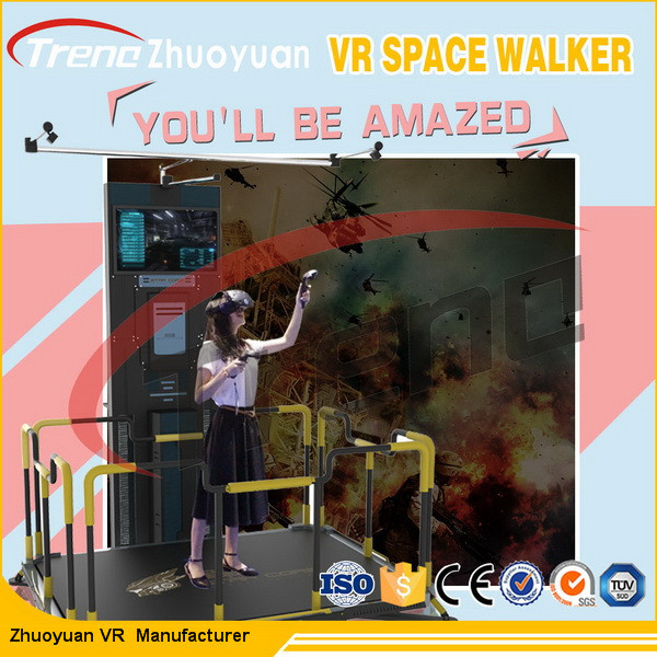 220 V Uzay Walk VR Tema Parkı Simülatörü 360 Derece HTC / Vive Camlarla