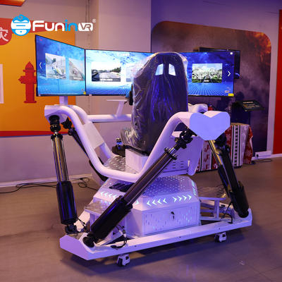 Ticari 9D Sanal Gerçeklik Simülatörü Yarış F1 Koltuk Motosiklet Simülatörü Arcade Oyun Koltuğu