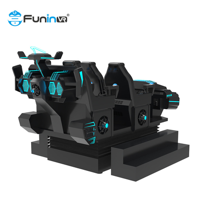 Arcade 9D Sanal Gerçeklik Simülatörü Eğlence Parkı 6 Koltuklu Hareket Platformu Vr Roller Coaster