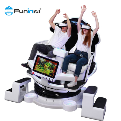 Joystick Kontrol Cihazı 360 Derece Dönme Hareketi ile Macera Parkı 9D VR Simülatörü