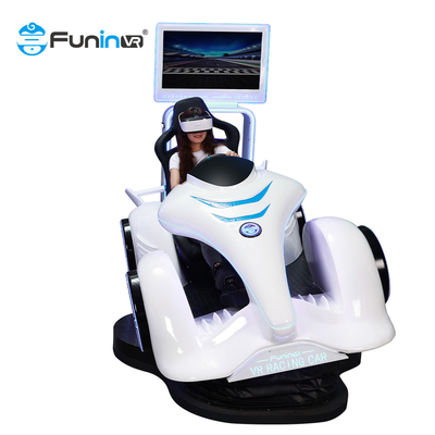 FuninVR 9d arcade oyun makinesi VR Araba Yarışı VR Mario kart Simülatörü beyaz