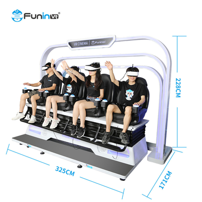 İnanılmaz Ürün VR Makinesi 9D 4 koltuk Sinema Oyun Projesi 9D Sanal Gerçeklik Sineması