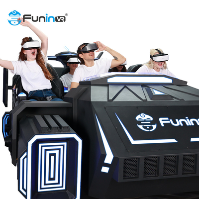 6 Koltuk Siyah 9D Vr Uzay Gemisi Tasarımı 9d Sinema Sanal Gerçeklik Simülasyon Sürmek Oyun Makinesi 9d Vr