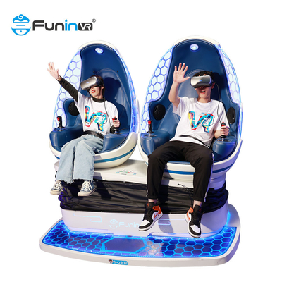VR 360 arcade simülatörü mavi VR oyun ürünü Para kazan Sanal gerçeklik 2 Oyuncu