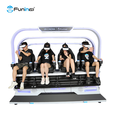 Atari oyunları 9d vr 4 koltuk sanal gerçeklik sinema kaynağı roller coaster çoklu 4 koltuk simülatörü