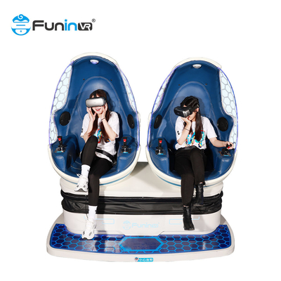 Sanal gerçeklik çekim arcade 9D Yumurta Sandalye 2 Koltuk 9D VR Sinema Tekli koltuk