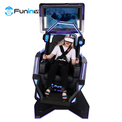 Roller Coaster için Çılgın Heyecanlı 360 Derece VR simülatörü Rotasyon Uçuş 9D VR Simülatörü