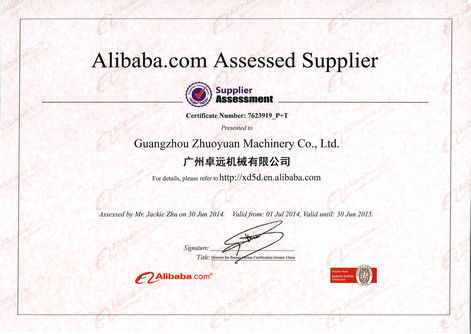 Çin Zhuoyuan Co.,Ltd Sertifikalar